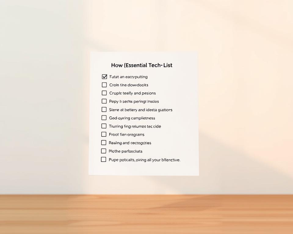 Checklist for Technology beginners in 2025